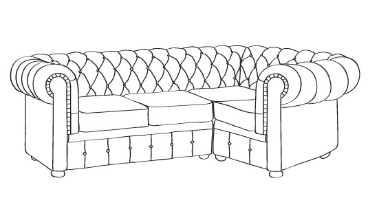 Диваны Честер угловые